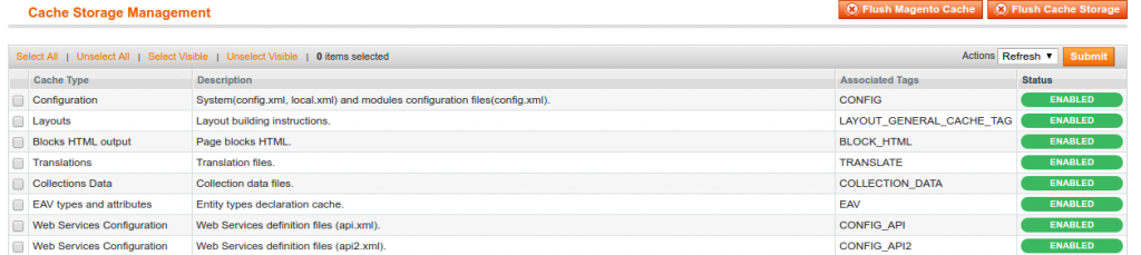 magento-cache-settings