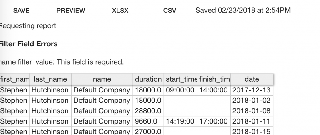 django-report-builder display fields issue