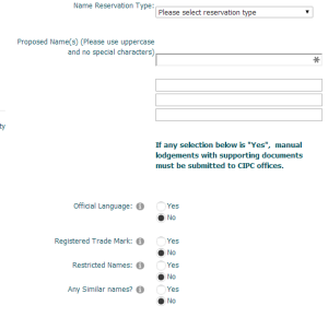 How to Register a Company CIPC Name Registration