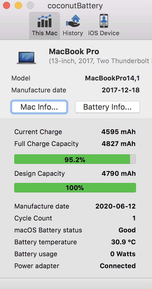 mac battery status not updating