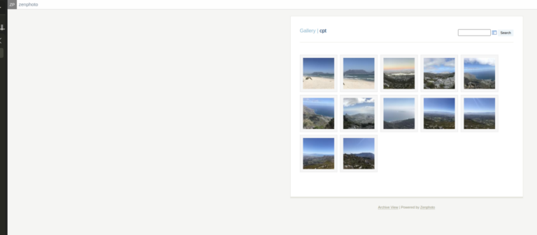 Zenphoto gallery
